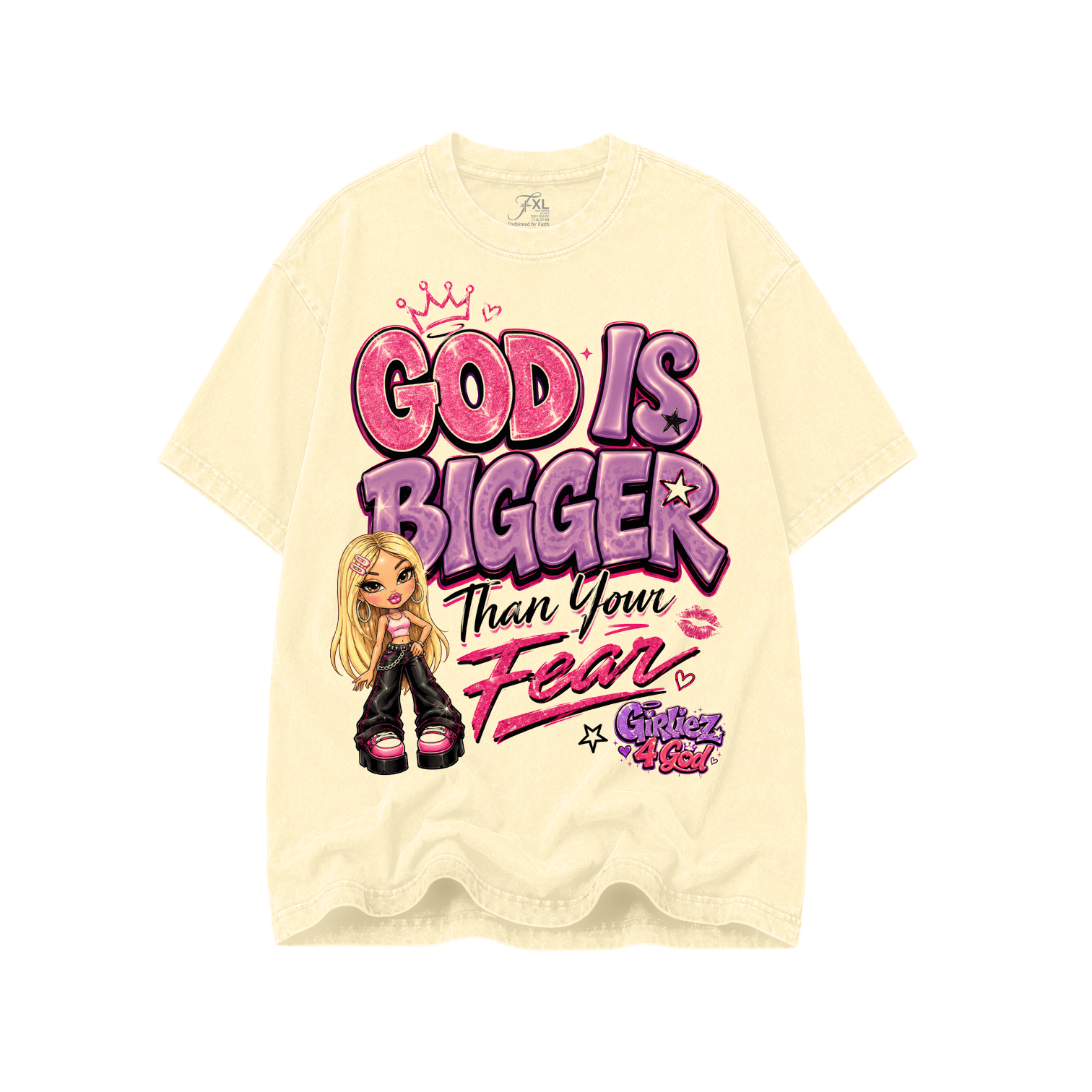 God is Big light tee