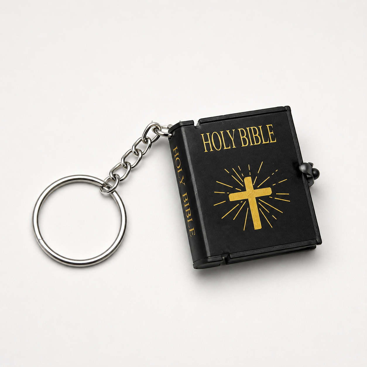 Black Sleeve - Bible Keychain
