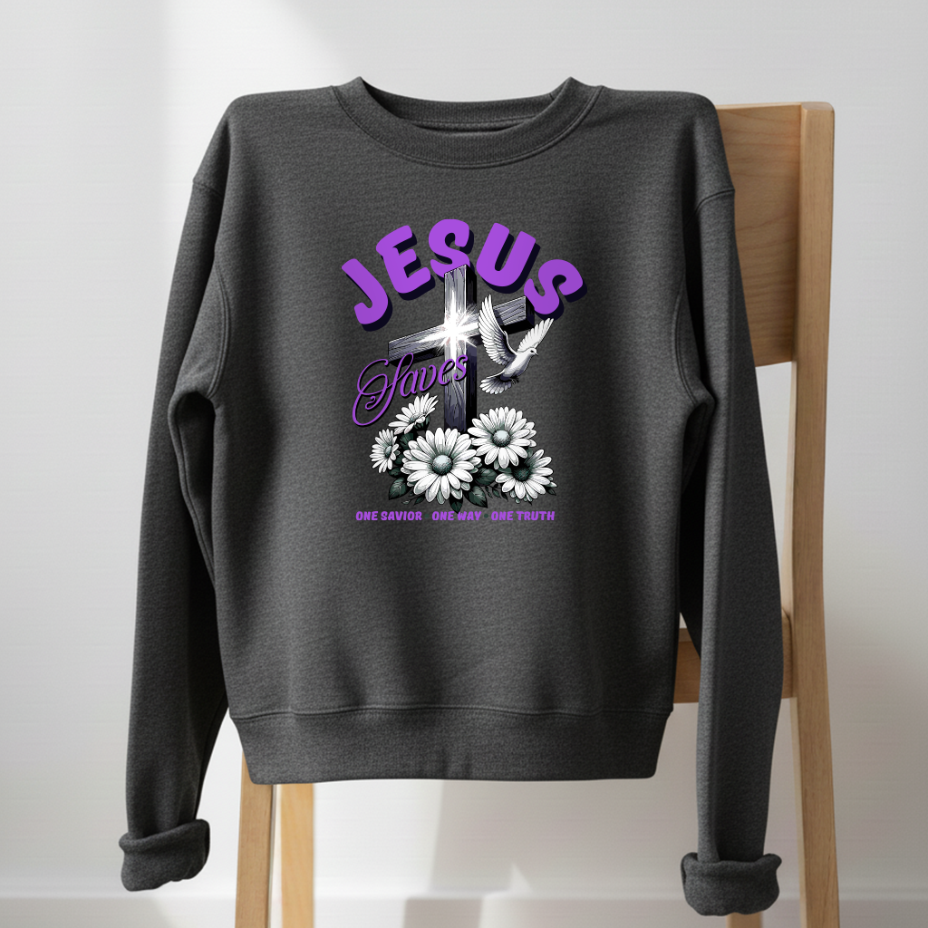 One savior, One way, One truth Crewneck
