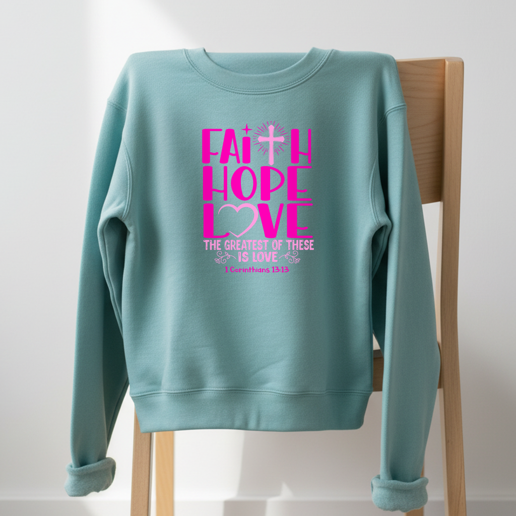 Faith Hope Love Crewneck