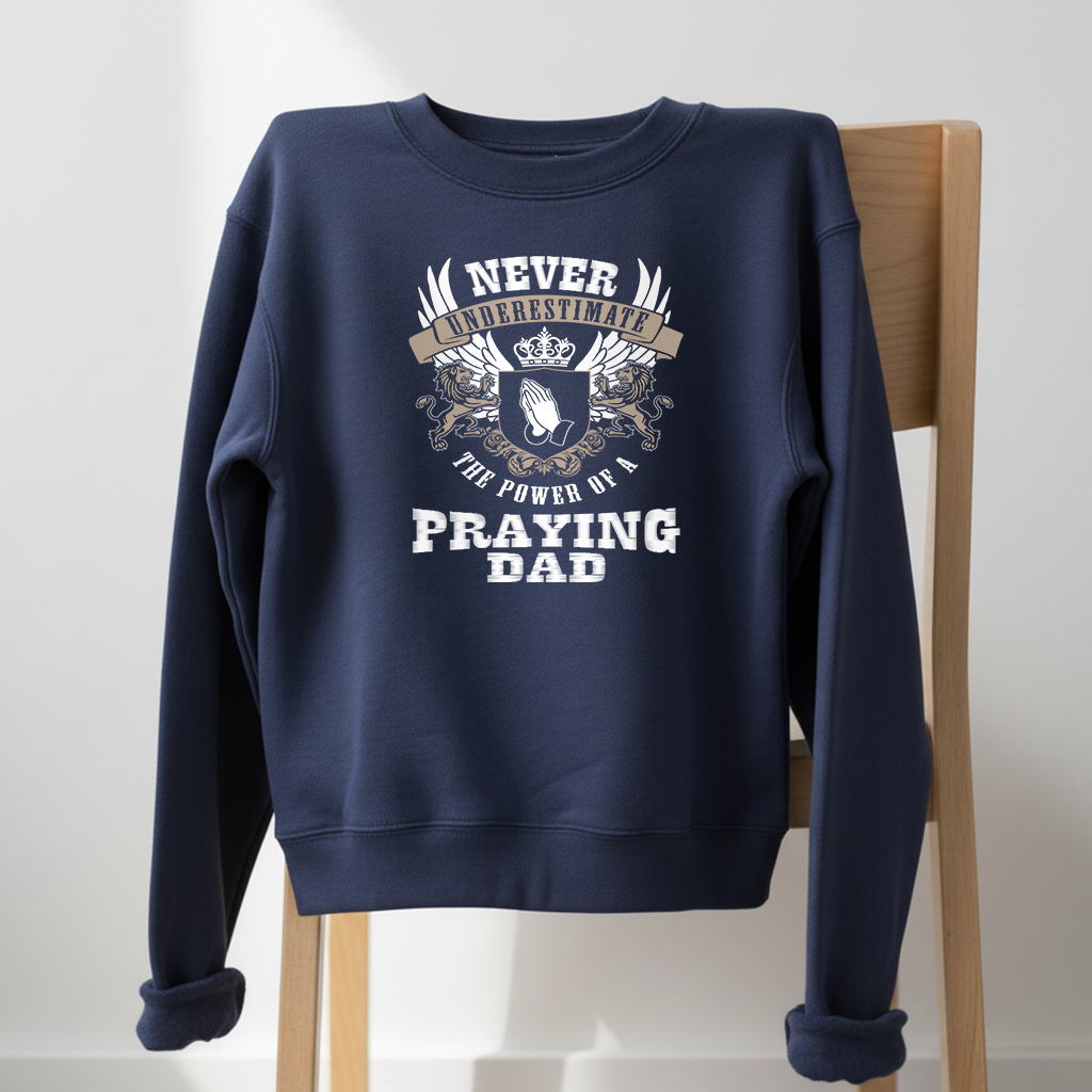 Praying Dad Crewneck