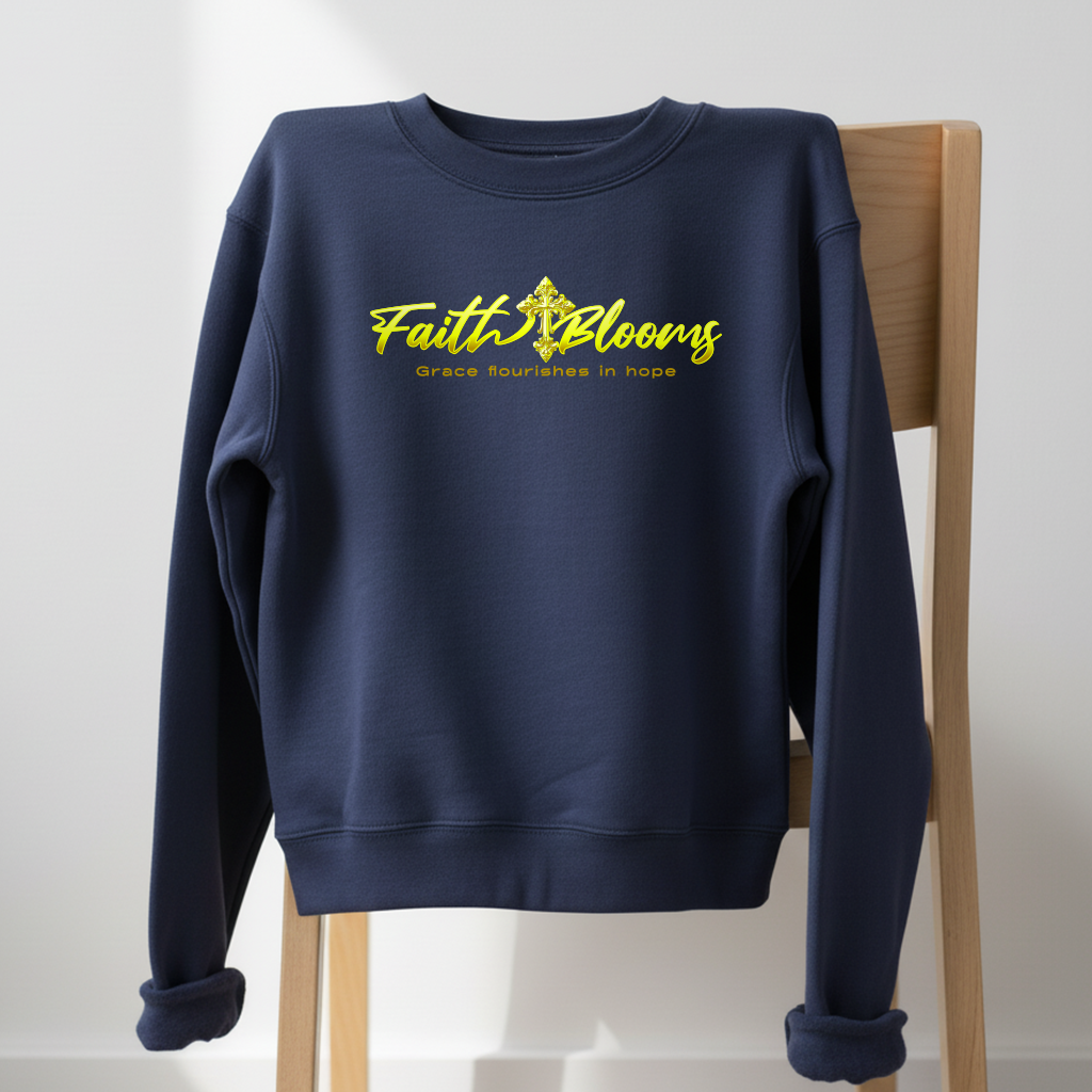 Faith Blooms Crewneck