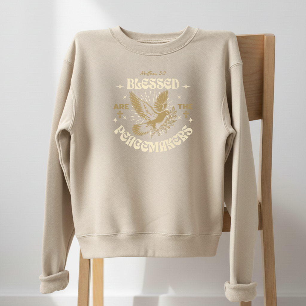 Blessed are the Peacemakers Crewneck