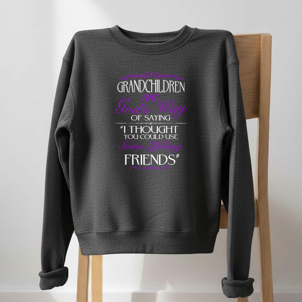 Gods Way Grandchildren Crewneck
