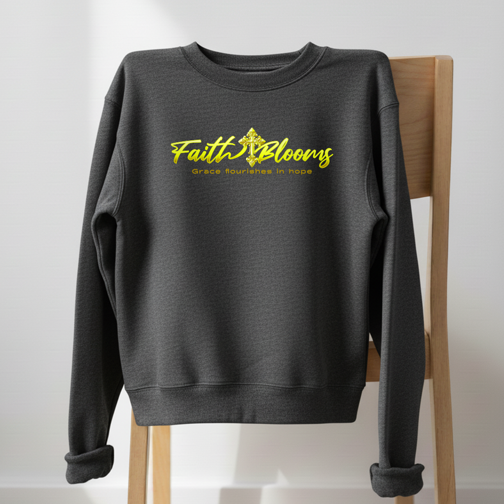 Faith Blooms Crewneck