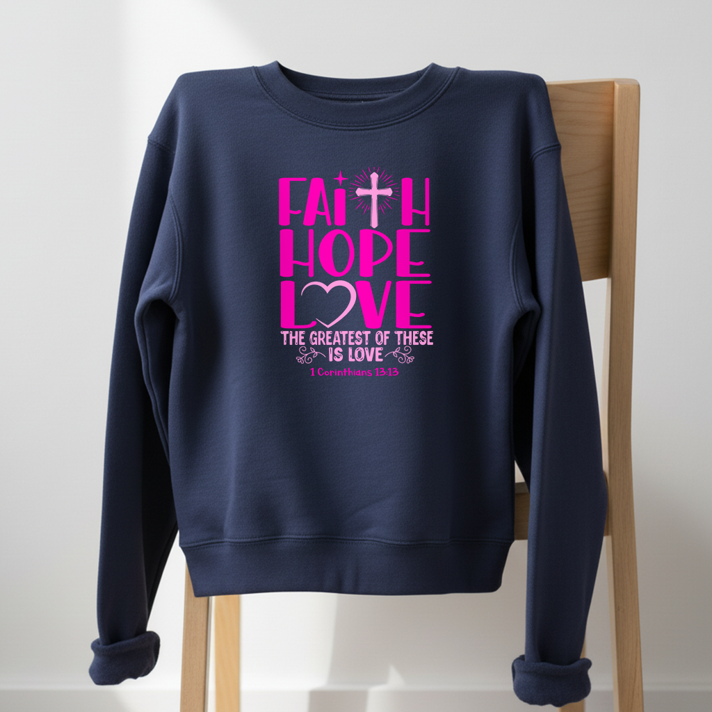 Faith Hope Love Crewneck