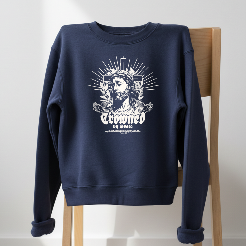 Crowned by Grace Crewneck