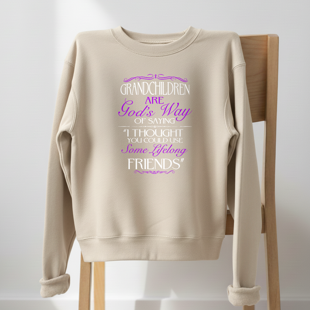 Gods Way Grandchildren Crewneck