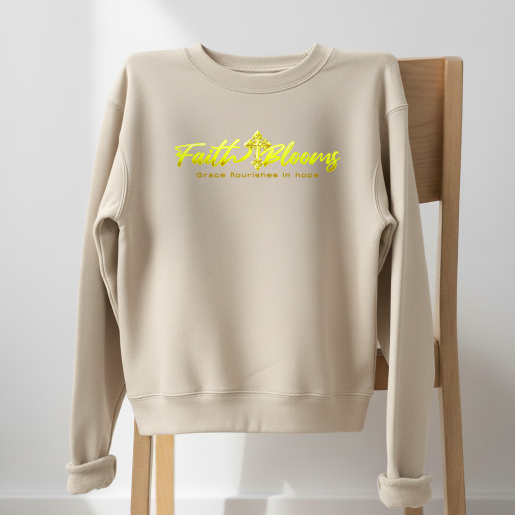 Faith Blooms Crewneck
