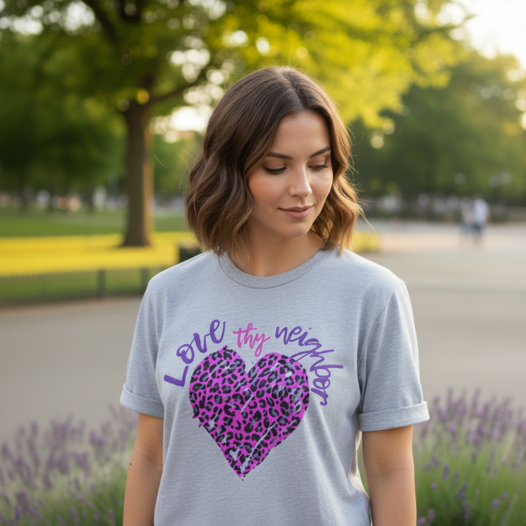 Love thy Neighbor Purple